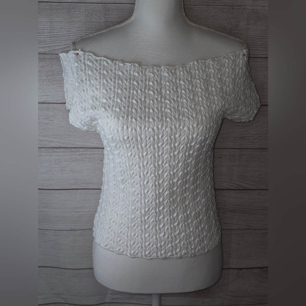 Zara Off Shoulder Top Size Medium